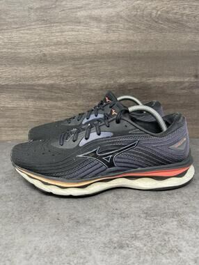 Mizuno Wave Sky 6 Running Shoes Mens Size 9 (Womens 10.5) Navy Blue Athletic Run